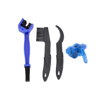 Bicycle Chain Cleaning Kit 360 Degree Rotating Brush Gear Scrubber Tool