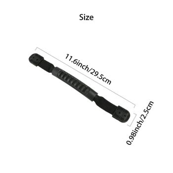 2-pack Rubber Boat Luggage Side Mount Carry Handles Fitting for Kayak Canoe Boat