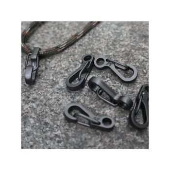 10Pcs Equipment Survival EDC Paracord Carabiner Snap Mini SF Spring Clip