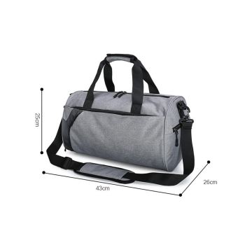 Gym Duffel Bag Travel Bag Water-Resistant Fitness Shoes Compartment Bag