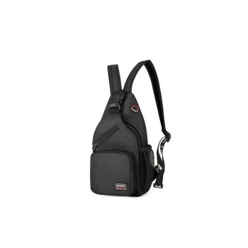 Water-resistant Chest Pack Outdoor Travel Shoulder Sling Backpack Crossbody Bag -White
