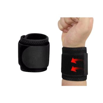 2 Pcs Wrist Compression Strap and Wrist Brace Support for Fitness Weightlifting