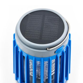 2pcs Solar and USB Mosquito Killer Camp Lamp Flashlight -Blue