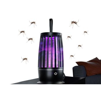 Electric Mosquito Killer Lamp LED Light -Black
