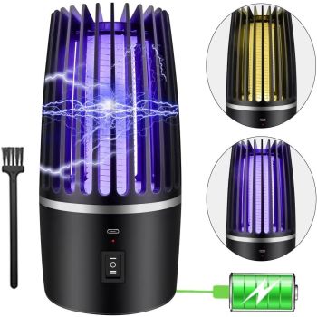 Electric Mosquito Killer Lamp USB Rechargeable Electric Repellent Zapper Trap Machine