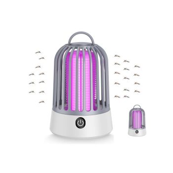 Electric Mosquito Killer Lamp Insect Catcher Fly Bug Zapper Trap LED Purple Lamp Mozzie -Green