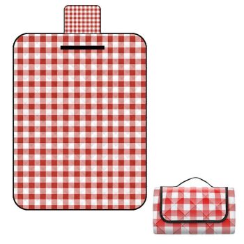 Foldable Picnic Mat Water-resistant Soft Camping Blanket Beach Outdoor Mat Yellow S
