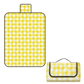 Foldable Picnic Mat Water-resistant Soft Camping Blanket Beach Outdoor Mat Red L