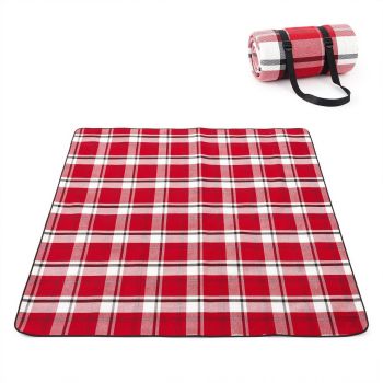 Waterproof Picnic Blanket Beach Outdoor Camping Mat Large Foldable Blue