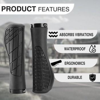 Bicycle Grips Mountain Bike 1 Pair Including Installation Tools Ergonomic - Green Gripps Handlebar Grips Tape & Pads