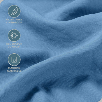 Hotel Quality Fitted Sheet - 1 Piece Fitted Sheet  -Breathable Bedding - Wrinkle, Fade, Stain Resistant- 16inch/40cm Deep Pocket Fitted Bed Sheet-Wrinkle and Fade Resistant,(Ocean,King)