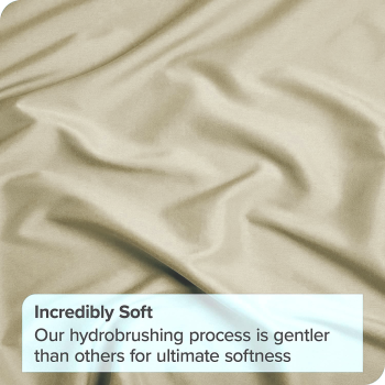 3 Piece Fitted Sheet Set- Fitted Sheet & Pillowcases -Breathable Bedding - Wrinkle, Fade, Stain Resistant- 40cm Deep Pocket Fitted Bed Sheet Set(Cream White,Queen)