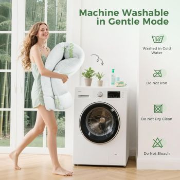 800GSM Mattress Topper Viscose Derived from Bamboo, Thick Pillowtop Fitted Mattress Cover with 45cm Deep Skirt - Machine Washable Hypoallergenic（King Single,Green）