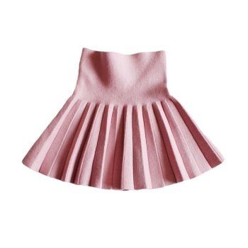 Girls Pleated Skirt Princess Style Yue Nang Qi Nang Gray 140 yards (recommended 115-125 height)