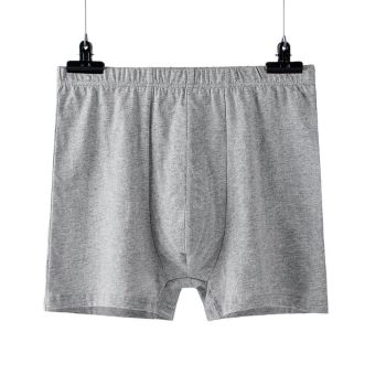 Zhenruiti Men Cotton Boxer Shorts High Waist Breathable Dark blue XXL (62.50 kg-70.00 kg
