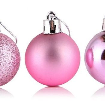 Christmas Plastic Ball 2CM Constant Romance 8cm ball without cap head
