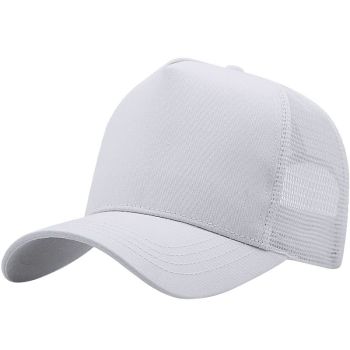 AB High Top Baseball Cap Breathable Sunshade Light gray XL (above 60cm)