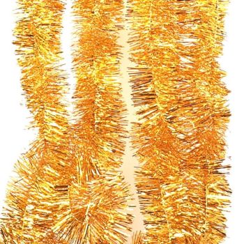 Chunchen Gold 7cm x 2m Plastic Party Decoration Garland Blue 7cm wide (2 m long)