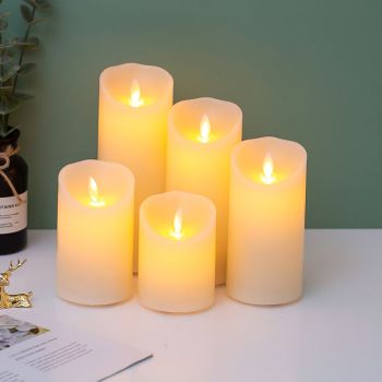 Woten Rechargeable Remote LED Candle Light Plastic 10 key remote control