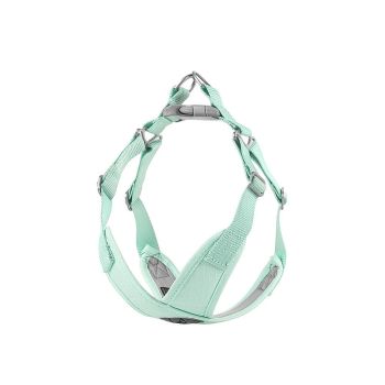 BORORO Pet Harness Cloth Vest Style Light Ice Blue + traction rope XS