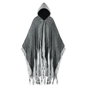 HSX Halloween Zombie Cloak Costume Props Gray cloak Free size