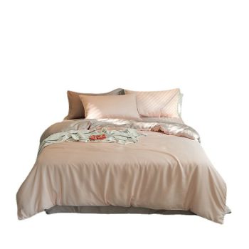 60s Tencel Four Piece Set Lyocell Solid Color 1.2m bed hat set of three (for 150*200cm quilt core)