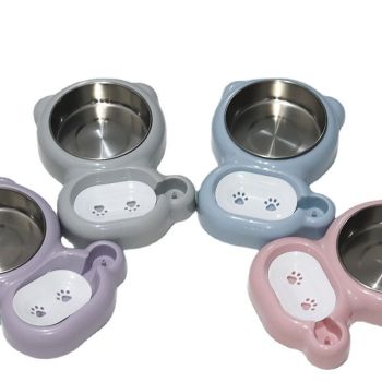 Yunce Pet Factory Automatic Feeder Cat Dog Bowl Blue
