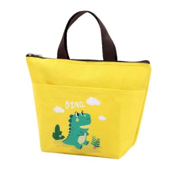 Youwang Kids Insulated Lunch Bag Oxford Cloth Waterproof Black