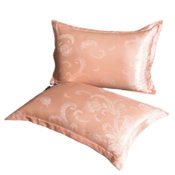 Jacquard Pillowcase Polyester 48x74cm 48*74cm [one pack]