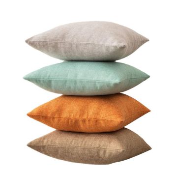 Shengdu Solid Color Polyester Pillow Case 40x40cm csmm wine red 50*50cm with pillow core
