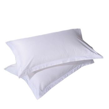 White Polyester Cotton Pillowcase 40x60cm 55*85cm