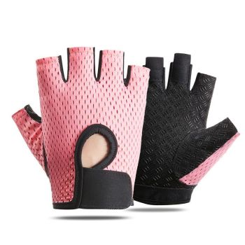 T-BAGWELL Cycling Gloves Half Finger Anti-slip A half finger black green XL