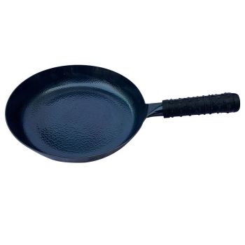 Bandai Frying Pan Wrought Iron Uncoated Non Stick 24cm