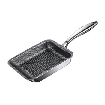 Clang 316 Stainless Steel Square Tamagoyaki Pan Yuzi Burn + Silicone Oil Brush + Shovel [316 Upgrade Thickening
