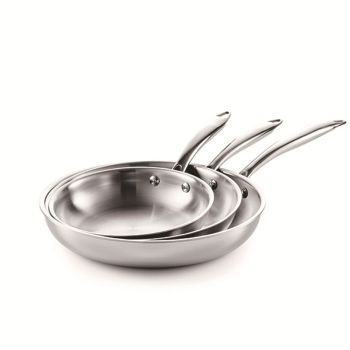 Amer 304 Stainless Steel Frying Pan 20cm 26cm（2.5mm)