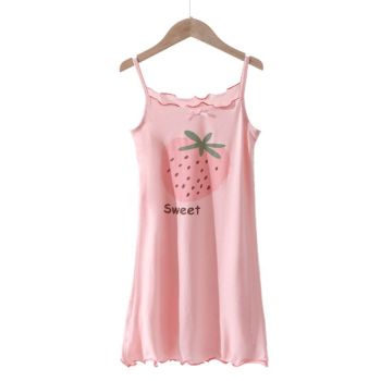 KIDS MAM&DAD Girls Viscose Summer Sleepwear powdered strawberry 150cm