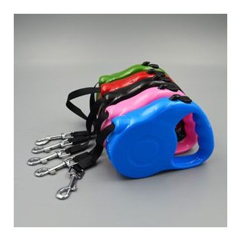 SJ Automatic Telescopic Dog Leash 5M Powder 3M