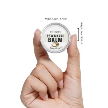 Paw & Nose Care Balm for Dogs and Cats – Deep Moisturizing Treatment for Cracked Pads and Dry Noses, with Coconut Oil or Blueberry Extract, Ideal for Home or On-the-Go Use (OLI00743)