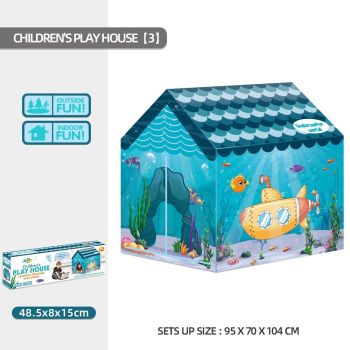 Kids Play Tent Theme House for Indoor Outdoor Fun, Space Princess Ocean Design with Ball Pit, Perfect for Toddlers and Family Camping Adventures as a Creative Holiday Gift (Princess2, Pink)