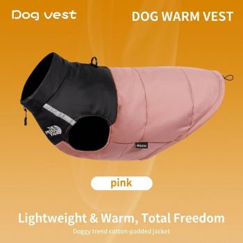 Keep Your Pup Cozy and Visible This Winter – Waterproof, Insulated Dog Coat with Reflective Strips, Front Zipper, D-Ring Leash Attachment, and Adjustable Fit for Daily Walks and Outdoor Adventures (3XL, SkyBlue)