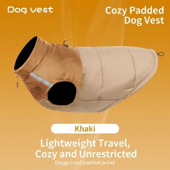 Keep Your Pup Cozy and Visible This Winter – Waterproof, Insulated Dog Coat with Reflective Strips, Front Zipper, D-Ring Leash Attachment, and Adjustable Fit for Daily Walks and Outdoor Adventures (M, Pink)