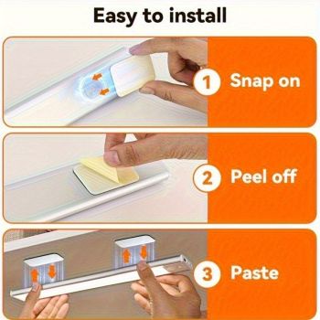 Silver Gold Motion Sensor Night Light Rechargeable LED Night Light Dimmable Night Light 3