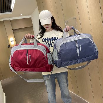 Travel Duffel Bag Multicolor Duffel Durable Travel Bag Spacious Duffel Bag - Rose - Size L