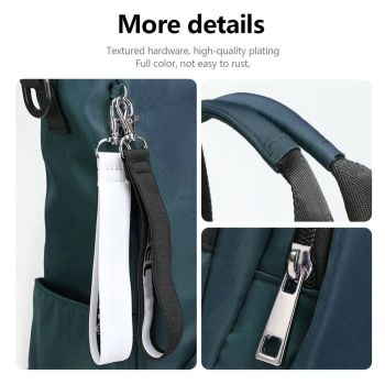Travel Backpack Multifunctional Backpack Stylish Backpack Durable Travel Bag - Burgundy - Size L