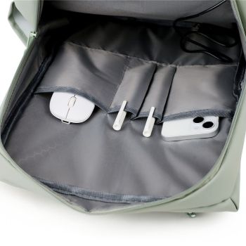 Travel Backpack Durable Backpack Organized Storage Backpack Comfortable - Light Gray - Size L