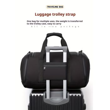 Travel Duffel Bag Laptop Duffel Men'S Travel Bag Women'S Travel Bag Durable - Gray - Size L