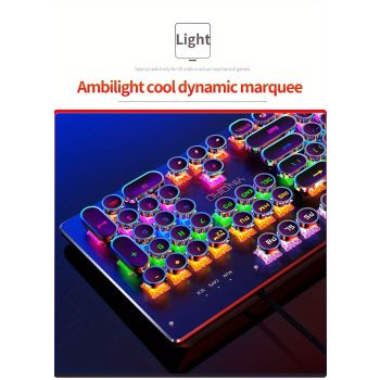 Black Magenta RGB mechanical keyboard, colourful keyboard, marquee light keyboard, gaming keyboard Australia, backlit mechanical keys, USB mechanical keyboard, tactile keyboard for work and play
