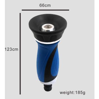 Garden Hose Nozzle Heavy Duty High Pressure Sprayer Water Nozzle for Wash Car Water Garden Fits Standard Garden Hoses