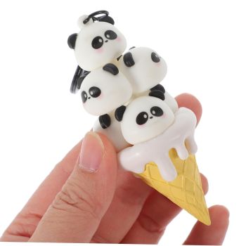 Ice Cream Keychain Small Animal Decor Delicate Animal Keychain Charms  Animal Keychain Bag Pendants Pendant Keychain