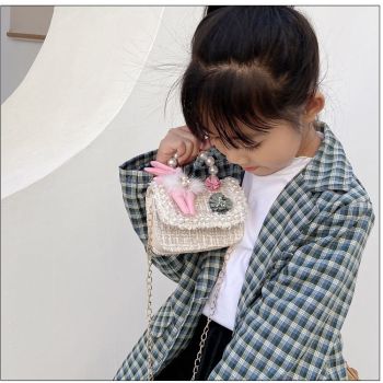 Girls Princess Purses Cute Crown Crossbody Bag Handbag with Pearl Handle for girls Bunny Crossbody Bag Cartoon Handbag Toddler